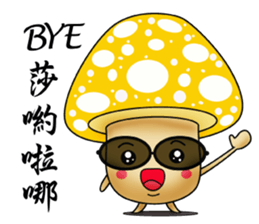 Charming mushroom world sticker #14089424