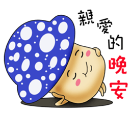 Charming mushroom world sticker #14089425
