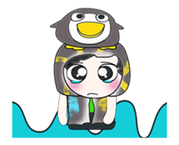 My name is Kaka and Penguin. sticker #14089432