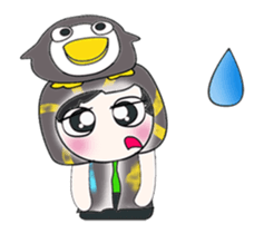 My name is Kaka and Penguin. sticker #14089433