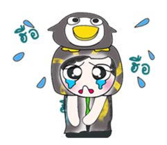 My name is Kaka and Penguin. sticker #14089435
