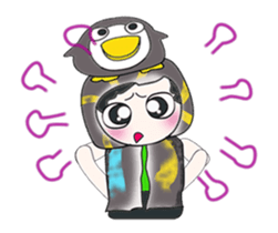 My name is Kaka and Penguin. sticker #14089436