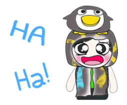 My name is Kaka and Penguin. sticker #14089437