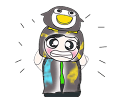 My name is Kaka and Penguin. sticker #14089439