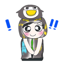 My name is Kaka and Penguin. sticker #14089440