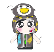 My name is Kaka and Penguin. sticker #14089442