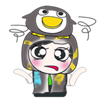 My name is Kaka and Penguin. sticker #14089447