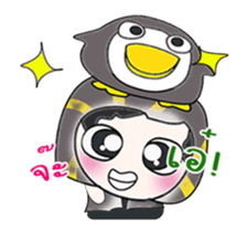 My name is Kaka and Penguin. sticker #14089448