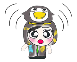 My name is Kaka and Penguin. sticker #14089450