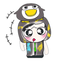 My name is Kaka and Penguin. sticker #14089451