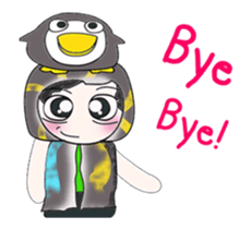 My name is Kaka and Penguin. sticker #14089452