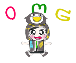 My name is Kaka and Penguin. sticker #14089453