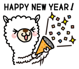 Alpaca sticker new year Ver. sticker #14089776