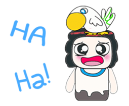 ...Mr. Mayama and bird.. sticker #14089813