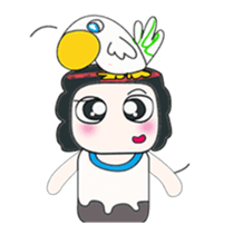 ...Mr. Mayama and bird.. sticker #14089818