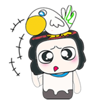 ...Mr. Mayama and bird.. sticker #14089827