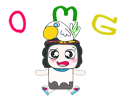 ...Mr. Mayama and bird.. sticker #14089829