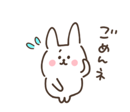 little little rabbit sticker #14089860