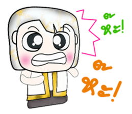 Hi my name is Yamada. ^__^ sticker #14089877