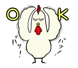 The cool chicken with little chick 2 sticker #14090061