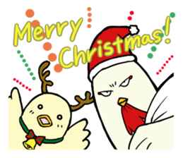 The cool chicken with little chick 2 sticker #14090081