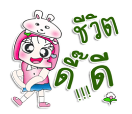 Miss. Sayaka. Love rabbit. ^_^ sticker #14090203