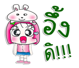 Miss. Sayaka. Love rabbit. ^_^ sticker #14090205