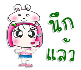 Miss. Sayaka. Love rabbit. ^_^ sticker #14090206