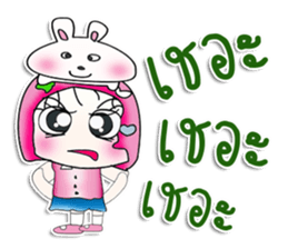 Miss. Sayaka. Love rabbit. ^_^ sticker #14090210