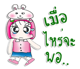 Miss. Sayaka. Love rabbit. ^_^ sticker #14090215