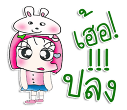 Miss. Sayaka. Love rabbit. ^_^ sticker #14090218