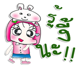 Miss. Sayaka. Love rabbit. ^_^ sticker #14090219