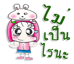 Miss. Sayaka. Love rabbit. ^_^ sticker #14090220