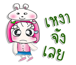 Miss. Sayaka. Love rabbit. ^_^ sticker #14090222