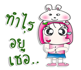 Miss. Sayaka. Love rabbit. ^_^ sticker #14090223