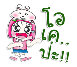 Miss. Sayaka. Love rabbit. ^_^ sticker #14090229