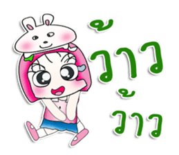 Miss. Sayaka. Love rabbit. ^_^ sticker #14090231