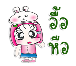 Miss. Sayaka. Love rabbit. ^_^ sticker #14090232