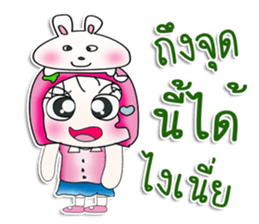 Miss. Sayaka. Love rabbit. ^_^ sticker #14090235