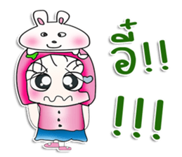 Miss. Sayaka. Love rabbit. ^_^ sticker #14090236