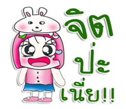 Miss. Sayaka. Love rabbit. ^_^ sticker #14090237