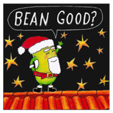 Bean Very Merry - Christmas & New Years sticker #14090430