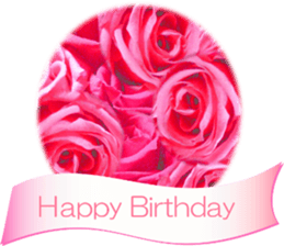 Celebration with a bouquet sticker #14090773