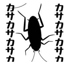 Cockroach moving 4 sticker #14091394