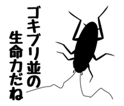 Cockroach moving 4 sticker #14091396