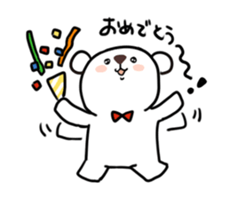 Funny bears KUMAKITI sticker #14091555