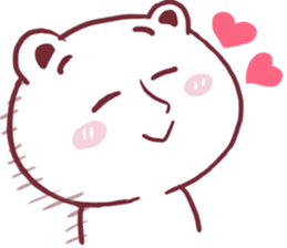 angry taro bear sticker #14092301