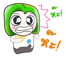 Hello my name is Yamada. sticker #14092333