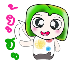 Hello my name is Yamada. sticker #14092343