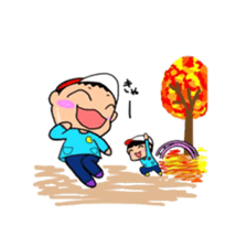 active kindergarten child sticker #14092538